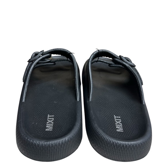 NWT Mixit 2 Buckle Cushion Black Sandals 10 - Picture 6 of 8